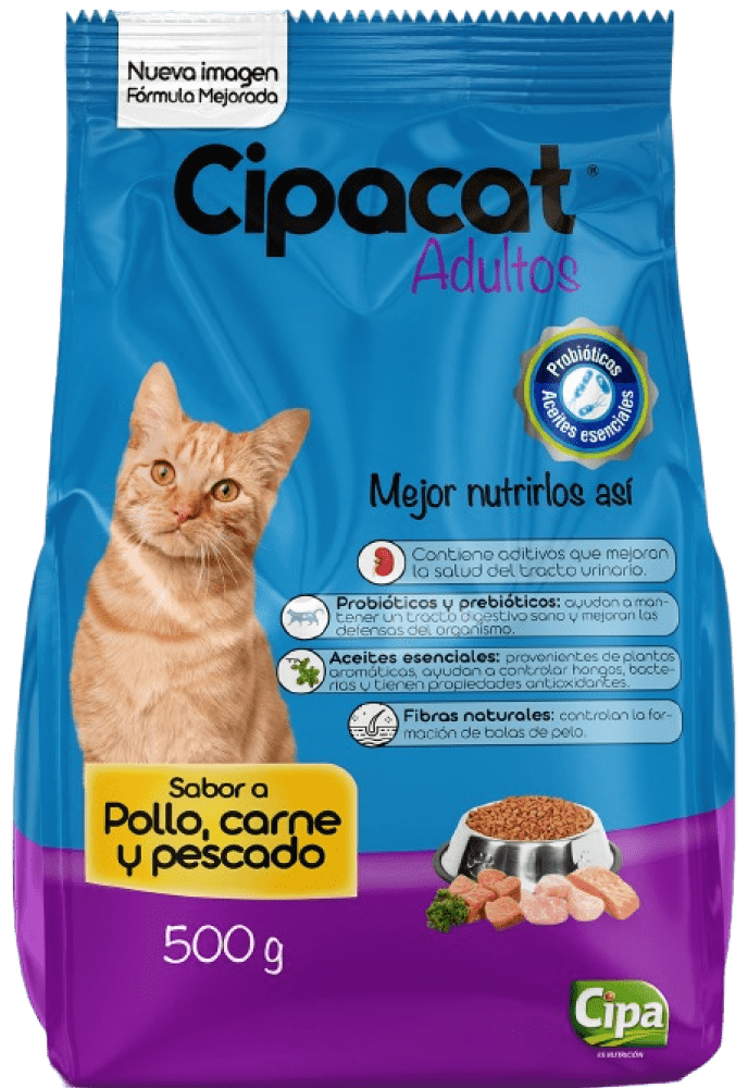 CipaCat  Pollo Carne Y Pescado Adulto