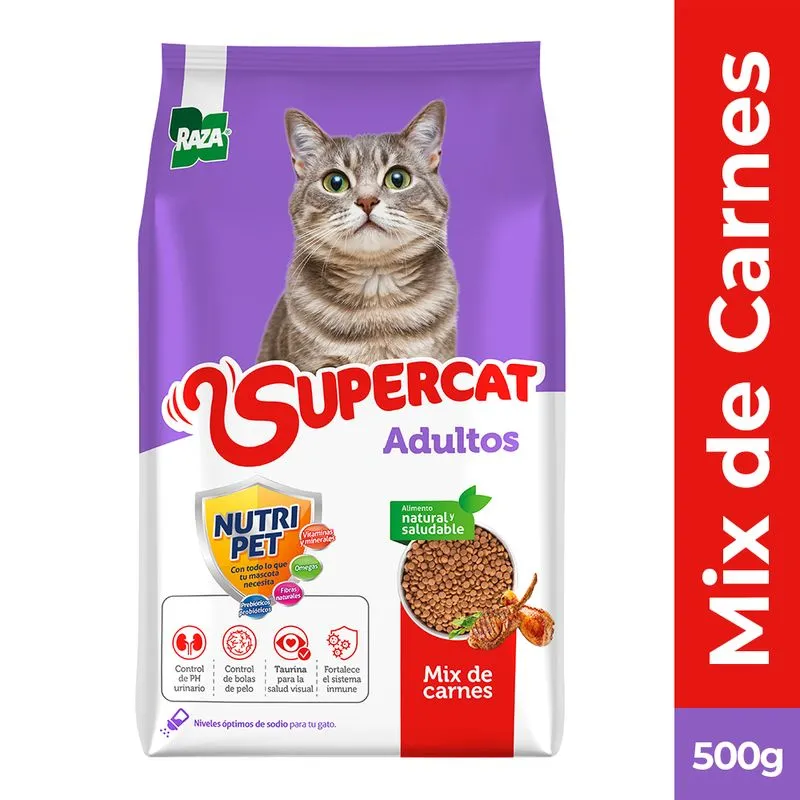 Supercat Adulto Mix Carne